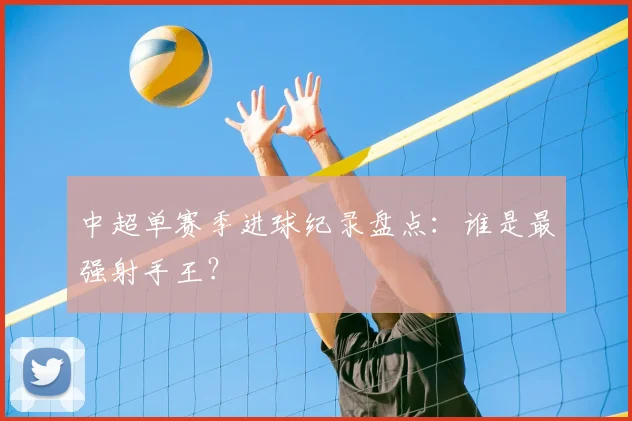 中超单赛季进球纪录盘点：谁是最强射手王？